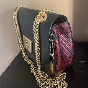 Couch purse handbag purse crossbody gold chain
